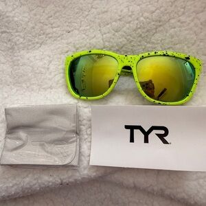 NEW TYR Speckled Neon Green Sunglasses
